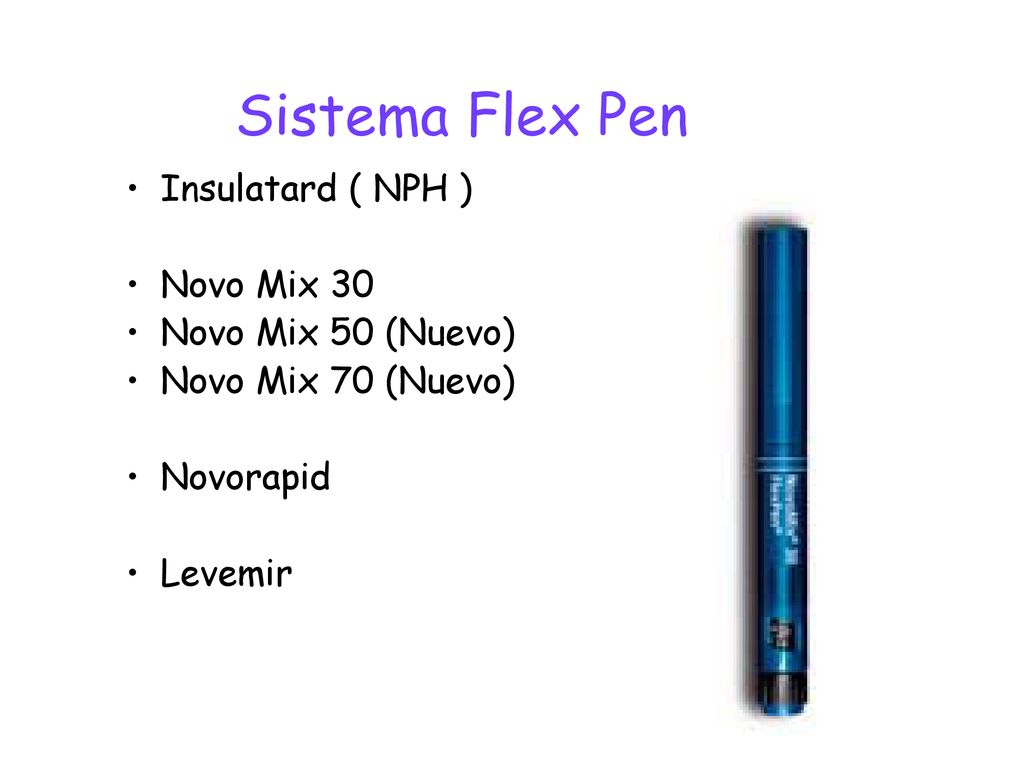 Sistema Flex Pen Insulatard ( NPH ) Novo Mix 30 Novo Mix 50 (Nuevo)