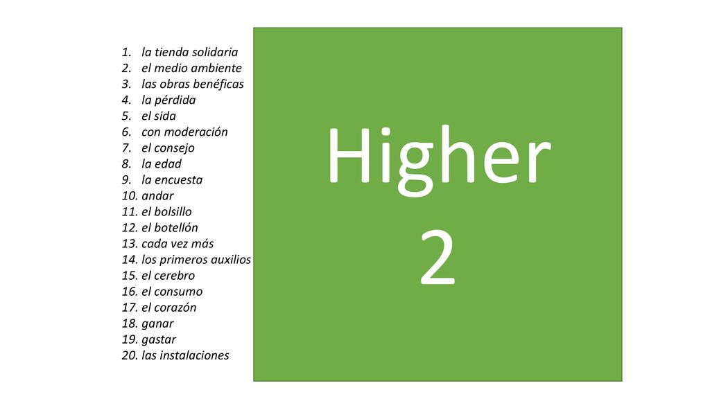 Higher 2 la tienda solidaria charity shop