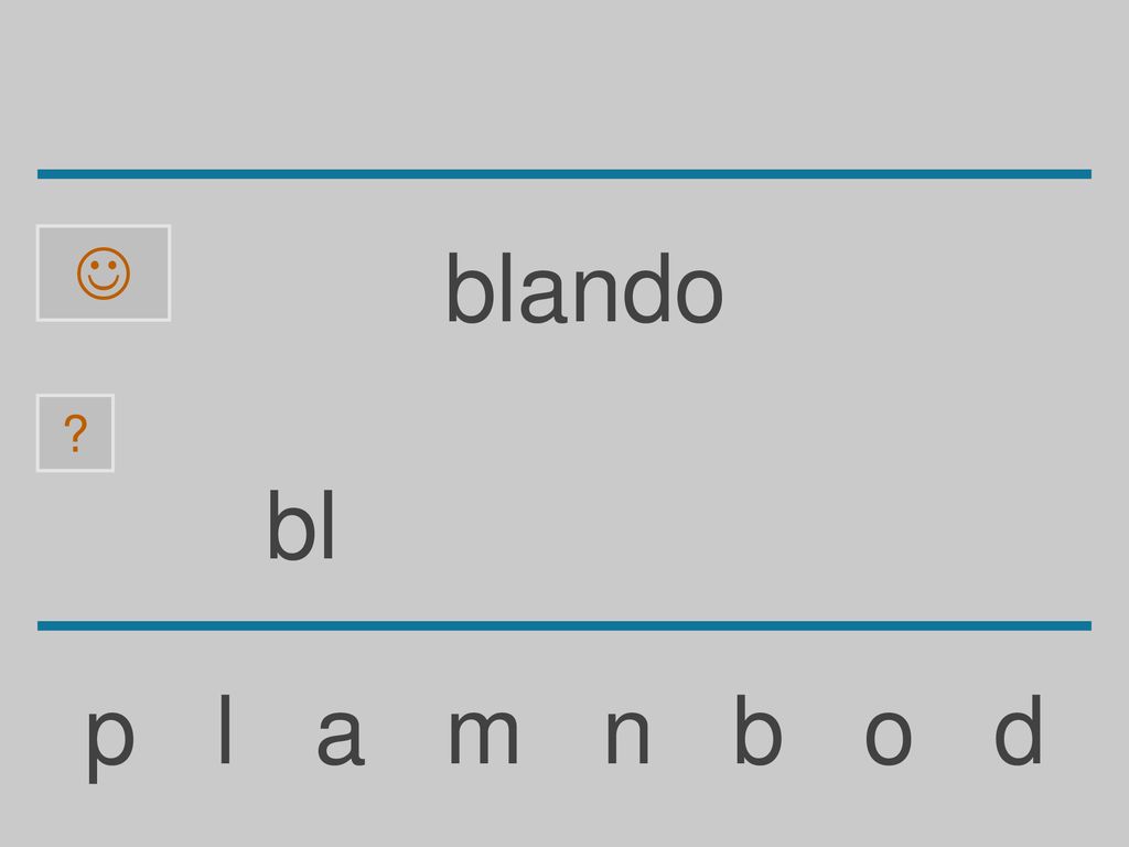  blando bl p l a m n b o d