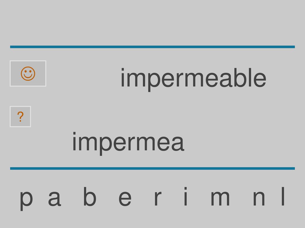  impermeable impermea p a b e r i m n l