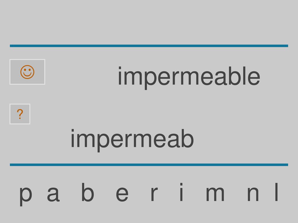  impermeable impermeab p a b e r i m n l
