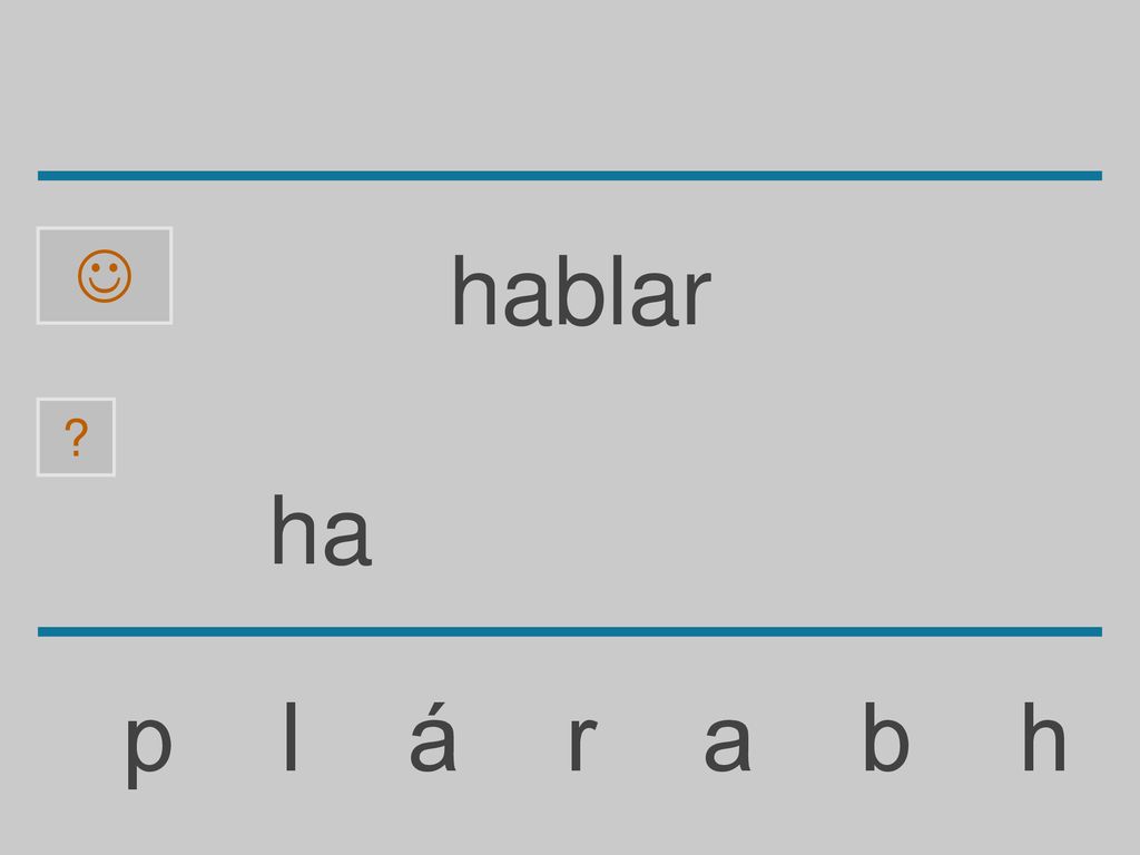  hablar ha p l á r a b h