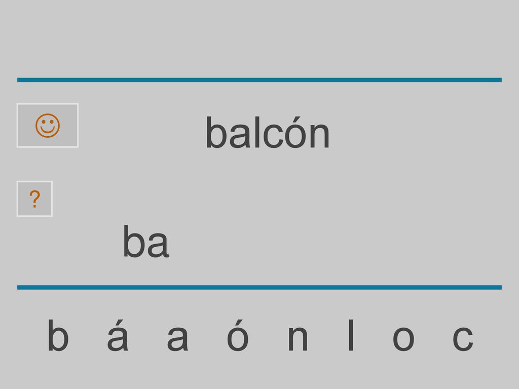  balcón ba b á a ó n l o c