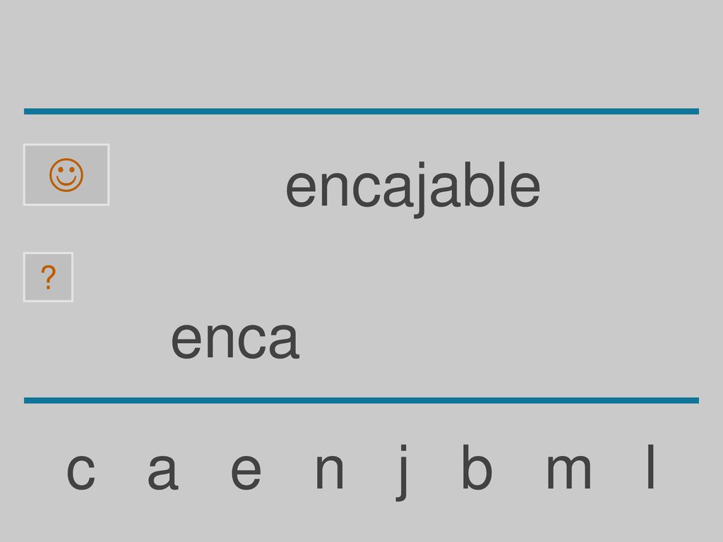  encajable enca c a e n j b m l