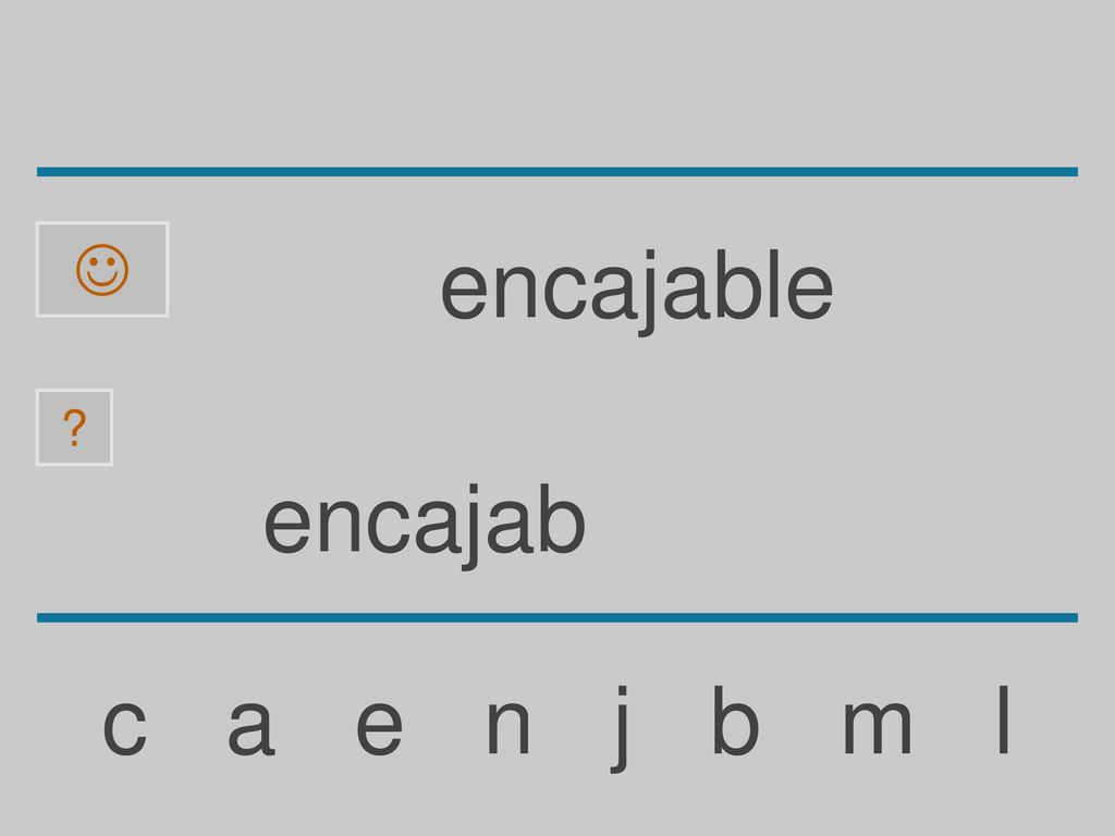  encajable encajab c a e n j b m l