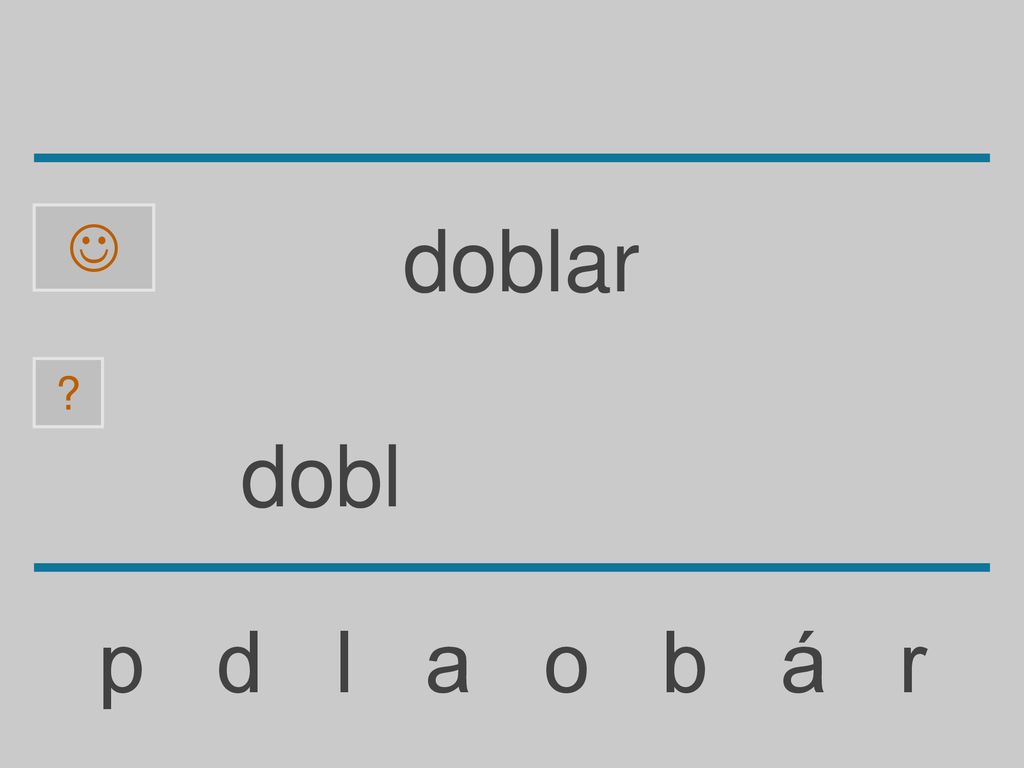  doblar dobl p d l a o b á r