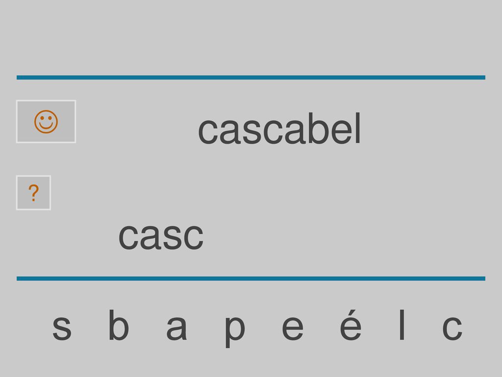  cascabel casc s b a p e é l c