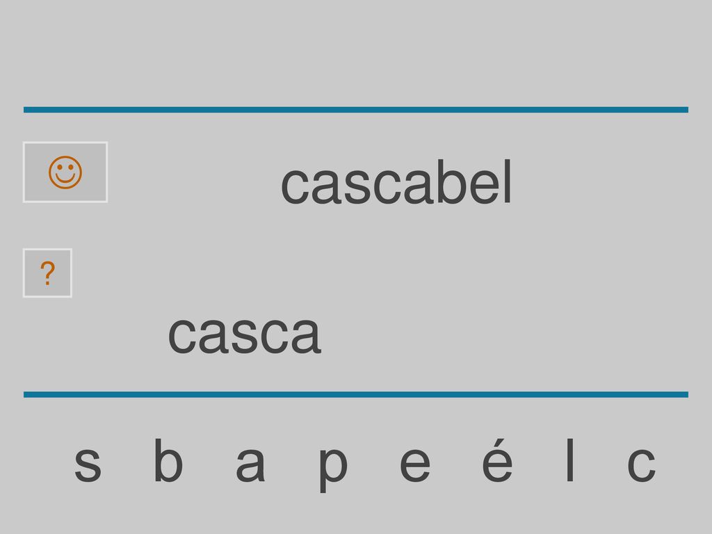  cascabel casca s b a p e é l c