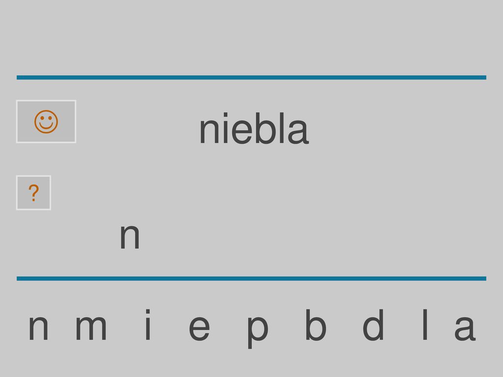  niebla n n m i e p b d l a