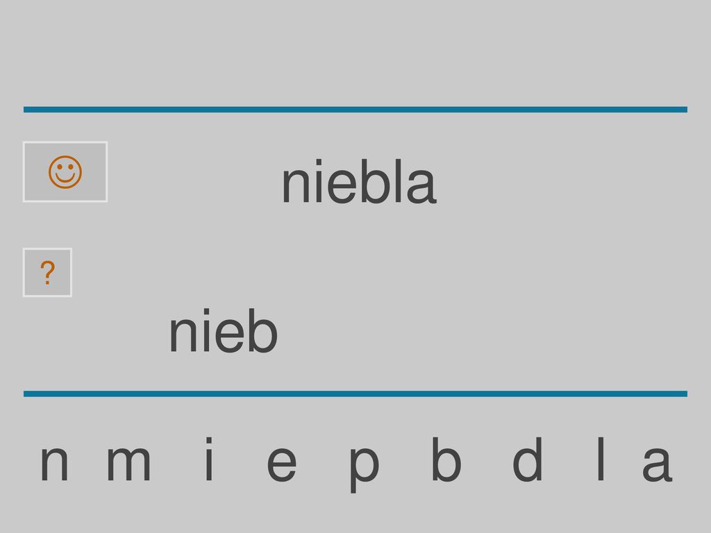  niebla nieb n m i e p b d l a