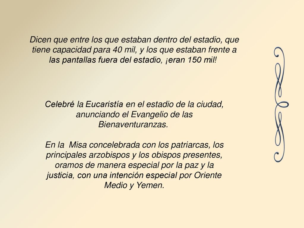 Dicen que entre los que estaban dentro del estadio, que tiene capacidad para 40 mil, y los que estaban frente a las pantallas fuera del estadio, ¡eran 150 mil!