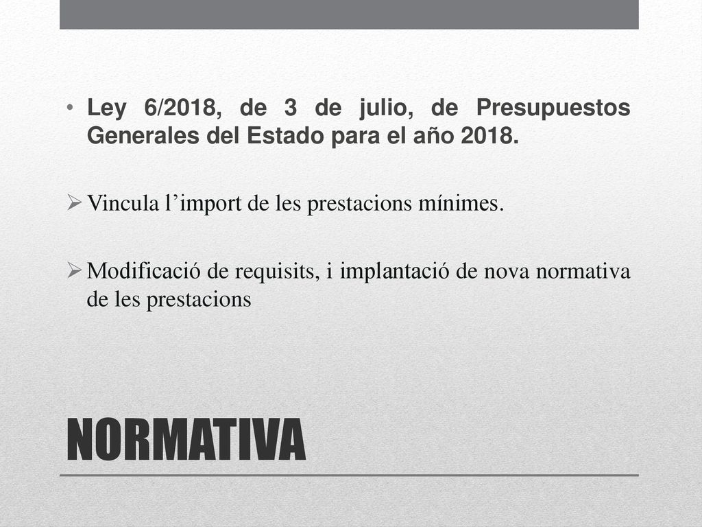 Ley 6/2018, de 3 de julio, de Presupuestos Generales del Estado para el año 2018.