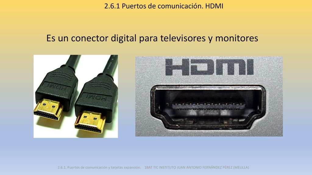 Es un conector digital para televisores y monitores