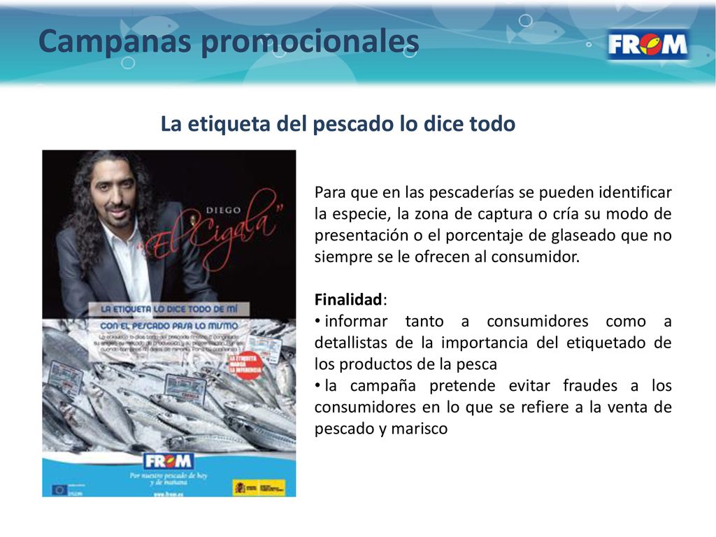 La etiqueta del pescado lo dice todo