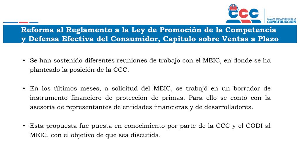 Reforma al Reglamento a la Ley de Promoción de la Competencia