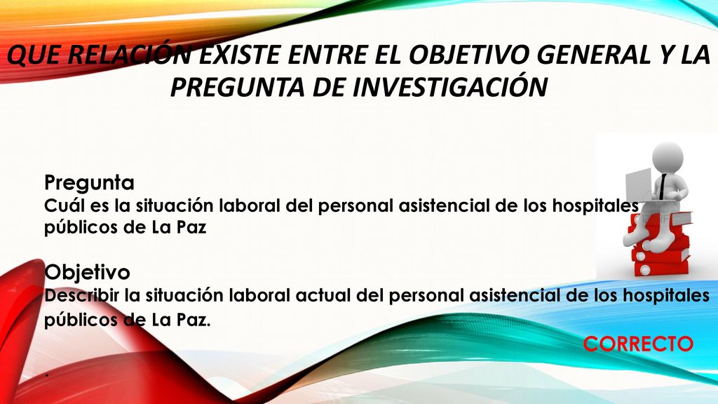 QUE RELACIÓN EXISTE ENTRE EL OBJETIVO GENERAL Y LA PREGUNTA DE INVESTIGACIÓN