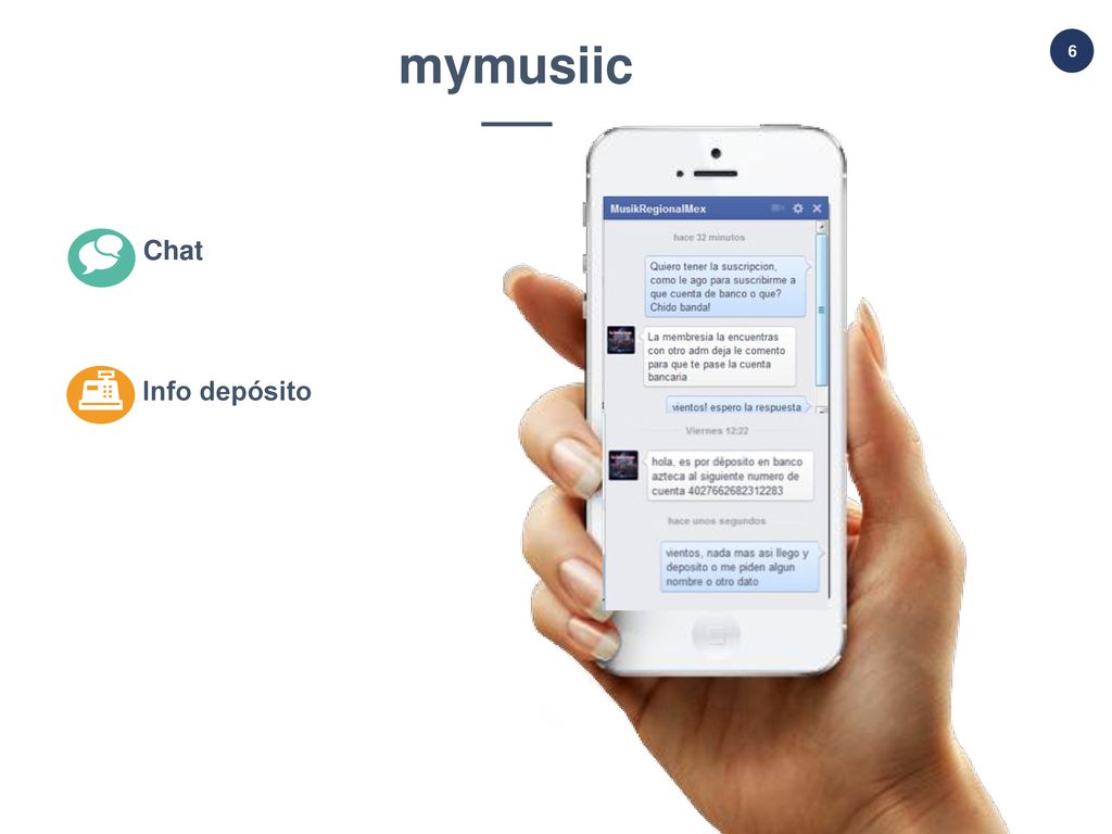 mymusiic Chat Info depósito To change the image behind the Mock up.