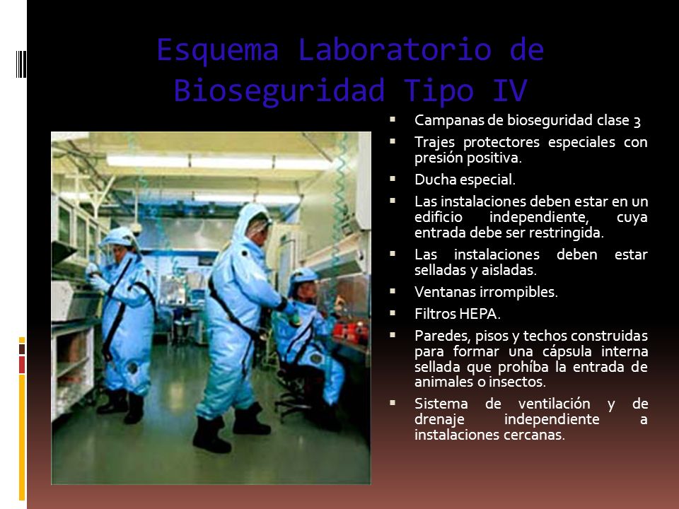 Esquema Laboratorio de Bioseguridad Tipo IV