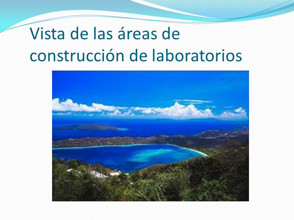 Vista de las áreas de construcción de laboratorios