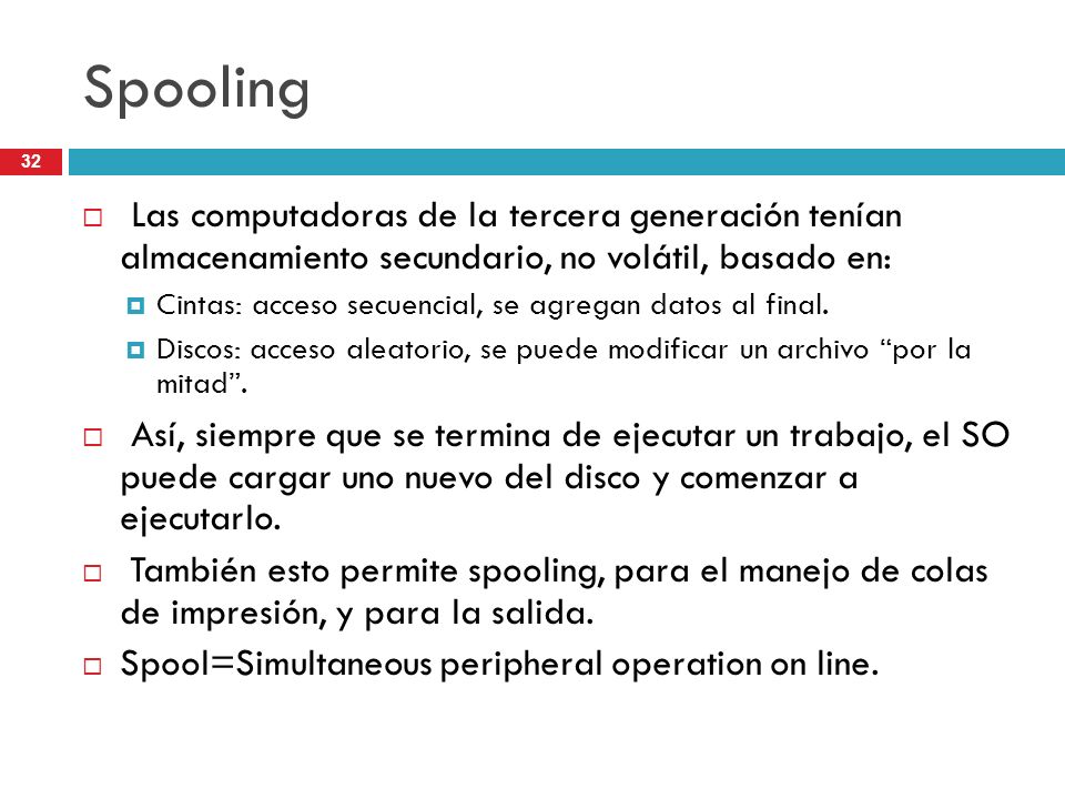 Spooling Las computadoras de la tercera generación tenían almacenamiento secundario, no volátil, basado en: