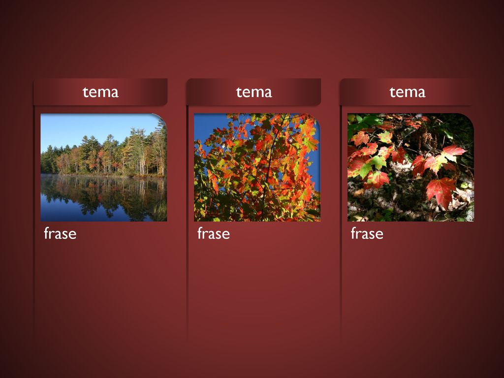 tema frase Gráfico de SmartArt con imágenes en fondo rojo (Intermedio)