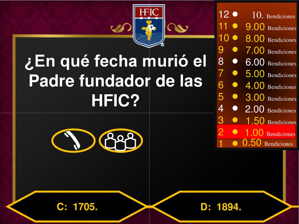 ¿En qué fecha murió el Padre fundador de las HFIC