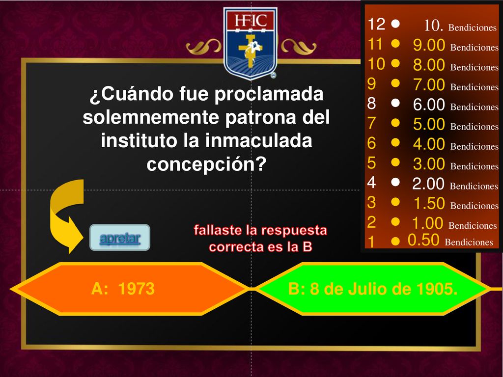 fallaste la respuesta correcta es la B