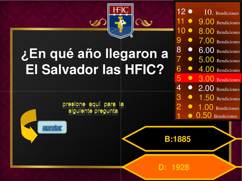 ¿En qué año llegaron a El Salvador las HFIC