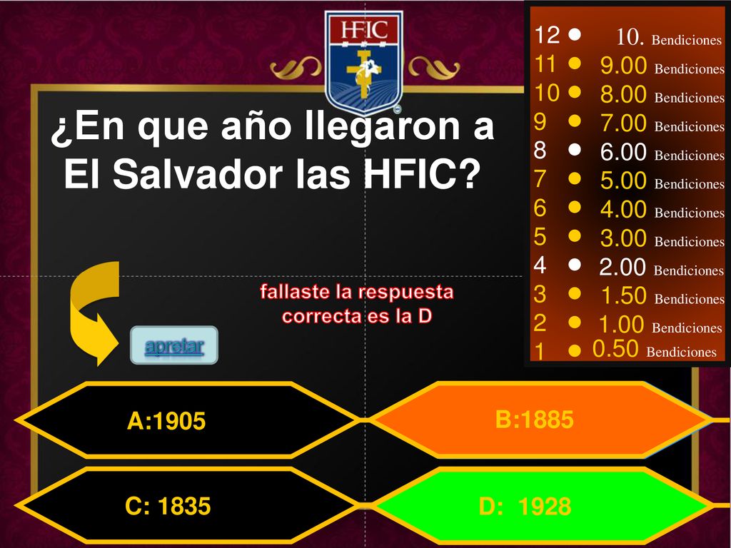 ¿En que año llegaron a El Salvador las HFIC