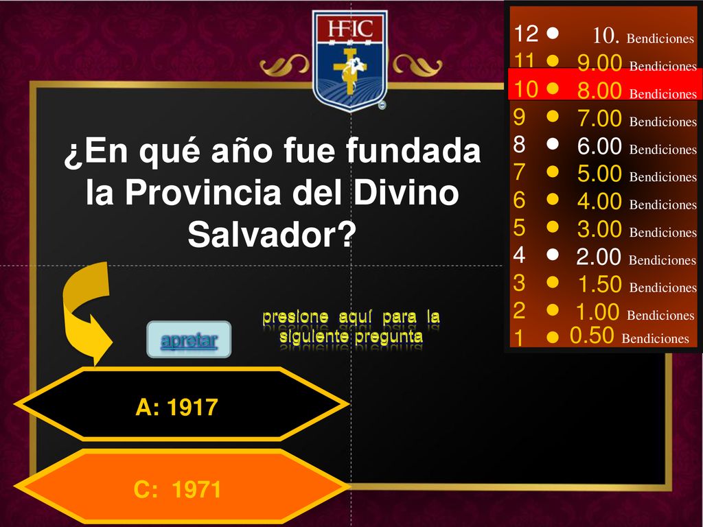 ¿En qué año fue fundada la Provincia del Divino Salvador