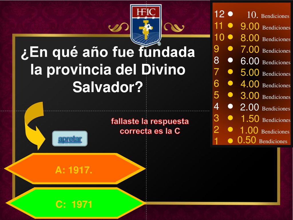 ¿En qué año fue fundada la provincia del Divino Salvador