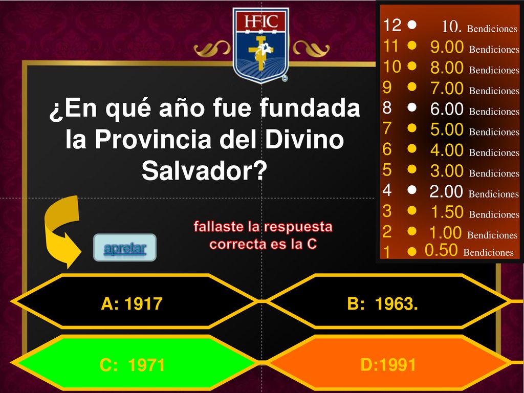 ¿En qué año fue fundada la Provincia del Divino Salvador