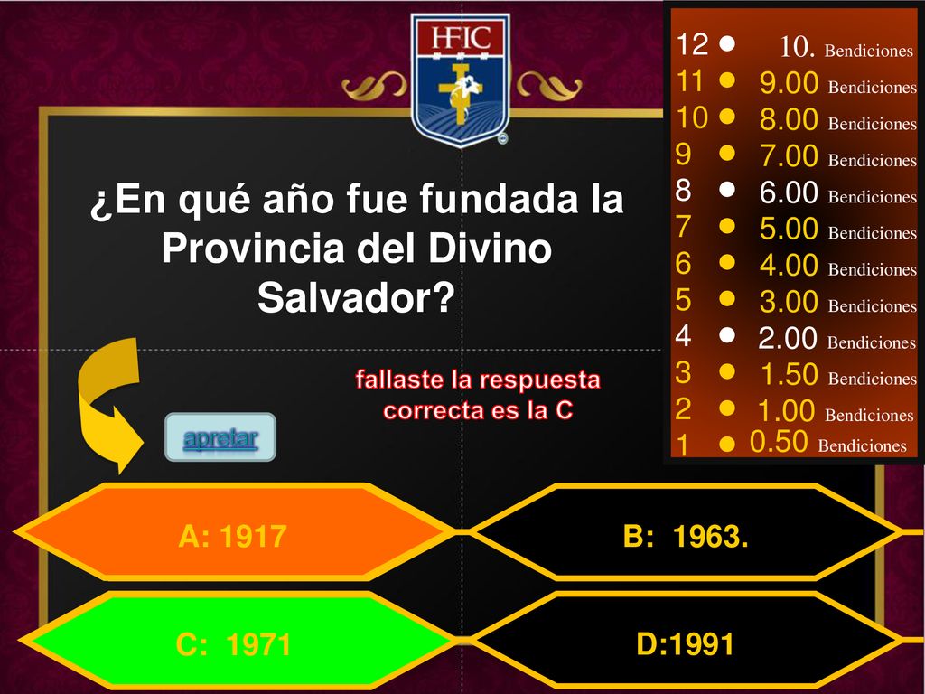 ¿En qué año fue fundada la Provincia del Divino Salvador
