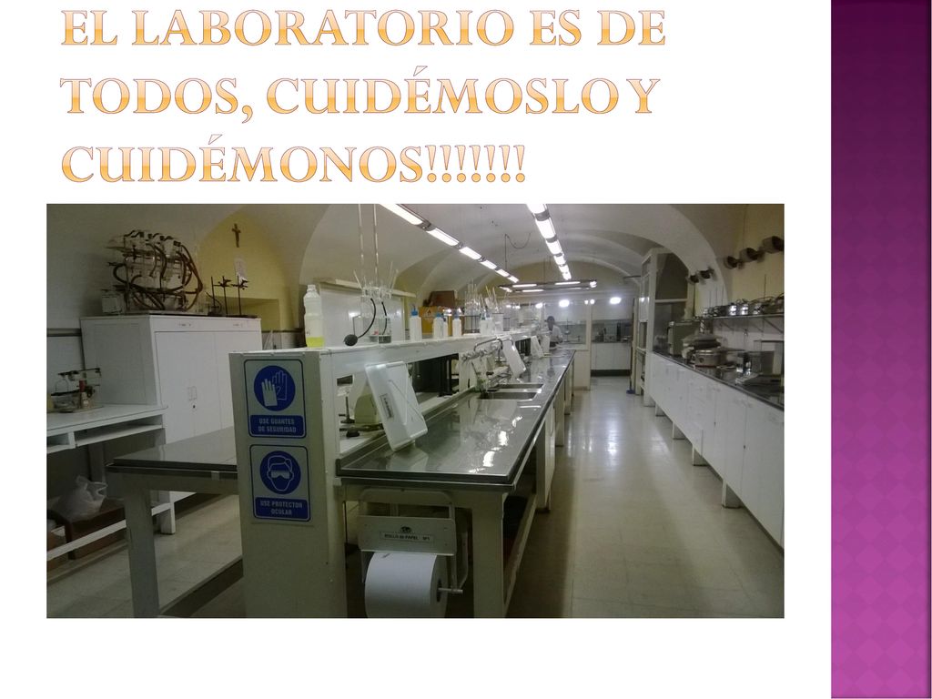 El laboratorio es de todos, cuidémoslo y cuidémonos!!!!!!!