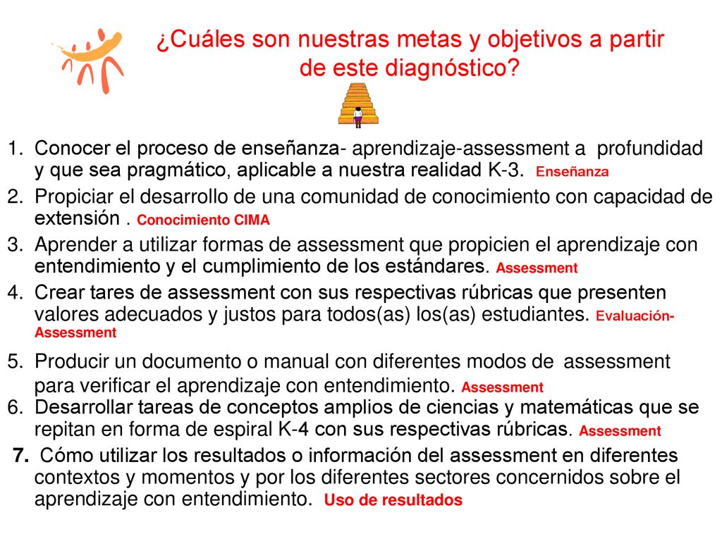 ¿Cuáles son nuestras metas y objetivos a partir de este diagnóstico