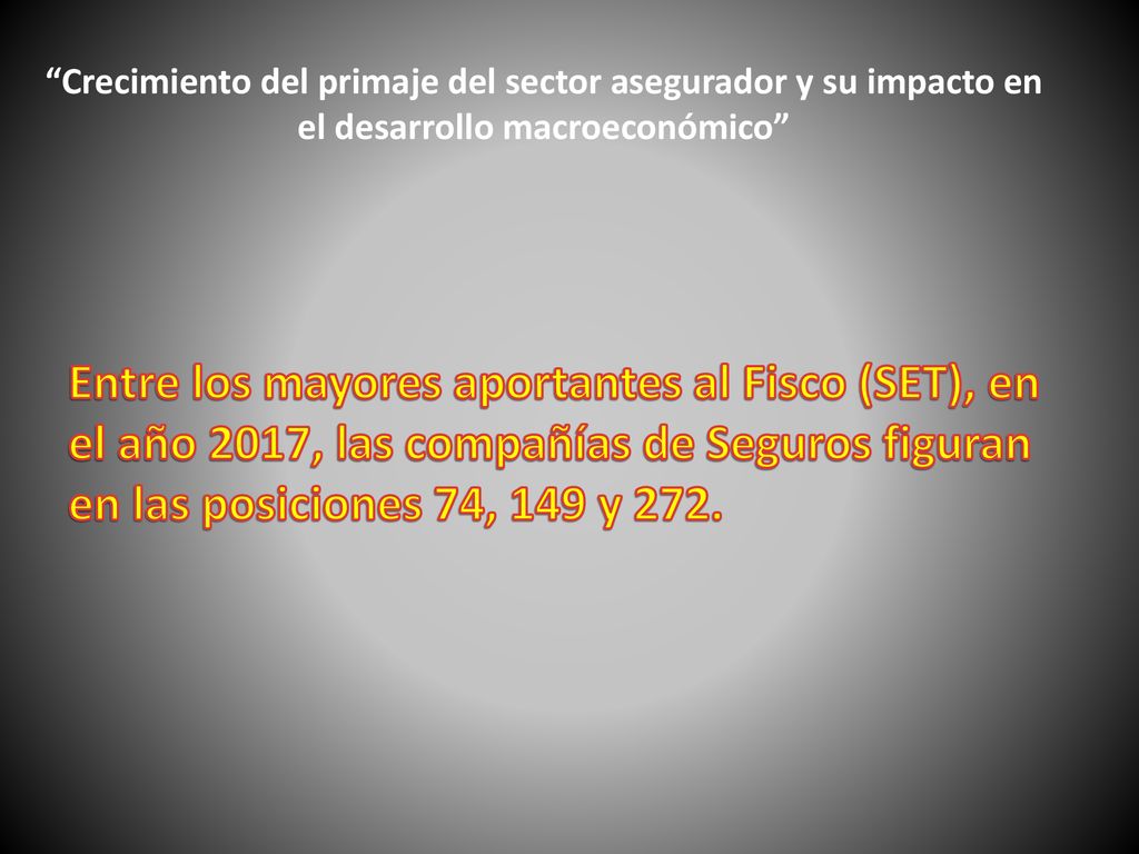 Crecimiento del primaje del sector asegurador y su impacto en el desarrollo macroeconómico