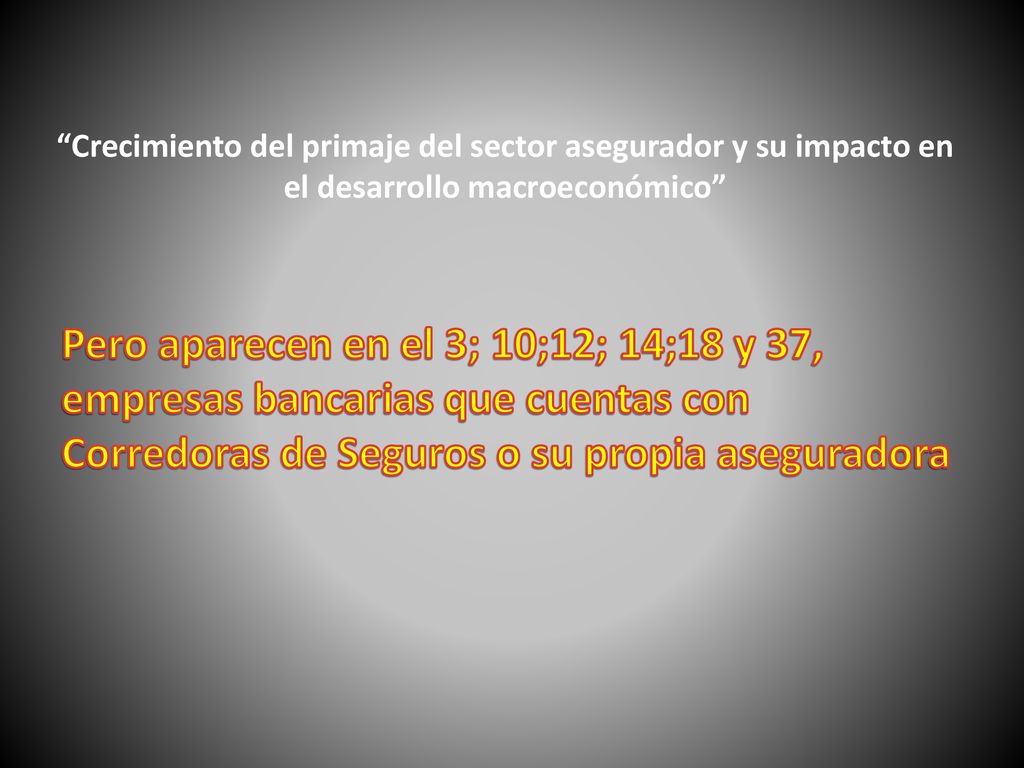 Crecimiento del primaje del sector asegurador y su impacto en el desarrollo macroeconómico