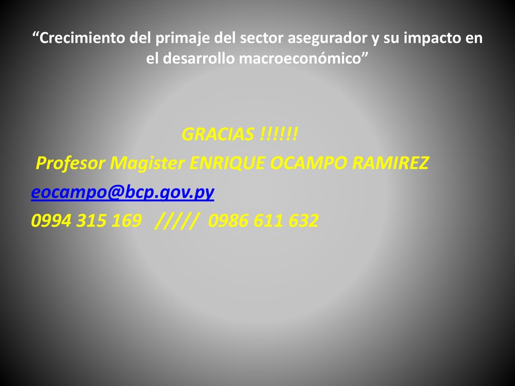 Crecimiento del primaje del sector asegurador y su impacto en el desarrollo macroeconómico