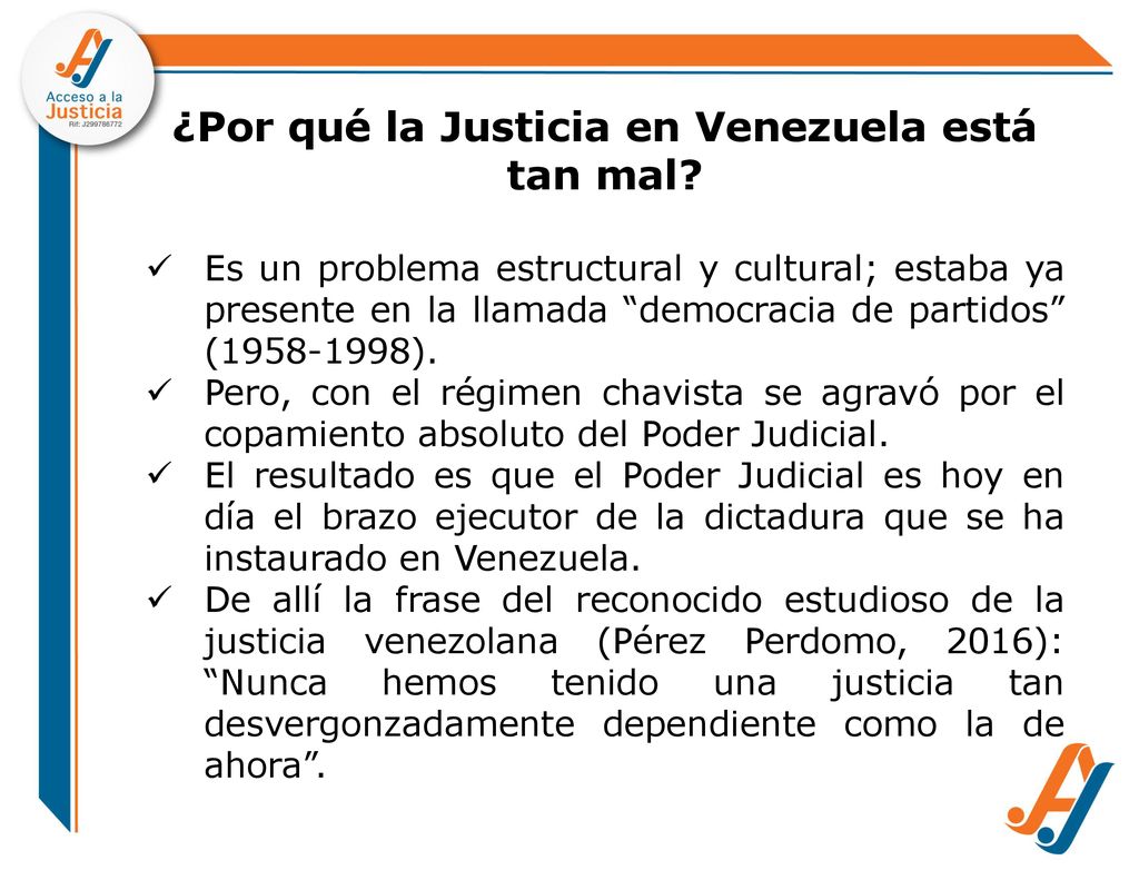 ¿Por qué la Justicia en Venezuela está tan mal