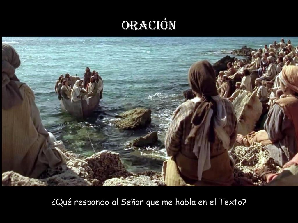 ¿Qué respondo al Señor que me habla en el Texto
