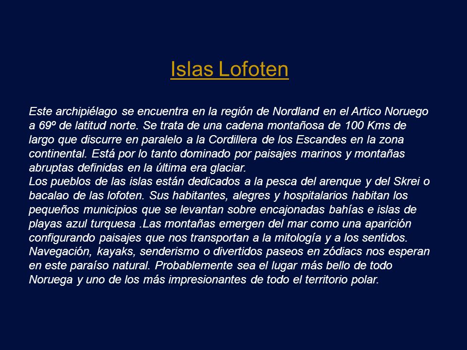 Islas Lofoten
