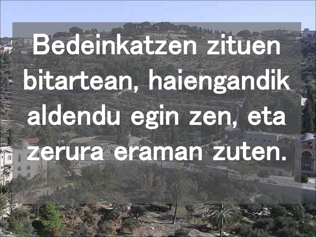 Bedeinkatzen zituen bitartean, haiengandik aldendu egin zen, eta zerura eraman zuten.