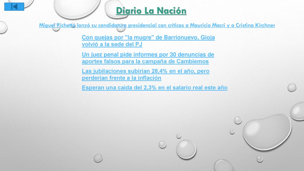Diario La Nación Miguel Pichetto lanzó su candidatura presidencial con críticas a Mauricio Macri y a Cristina Kirchner.
