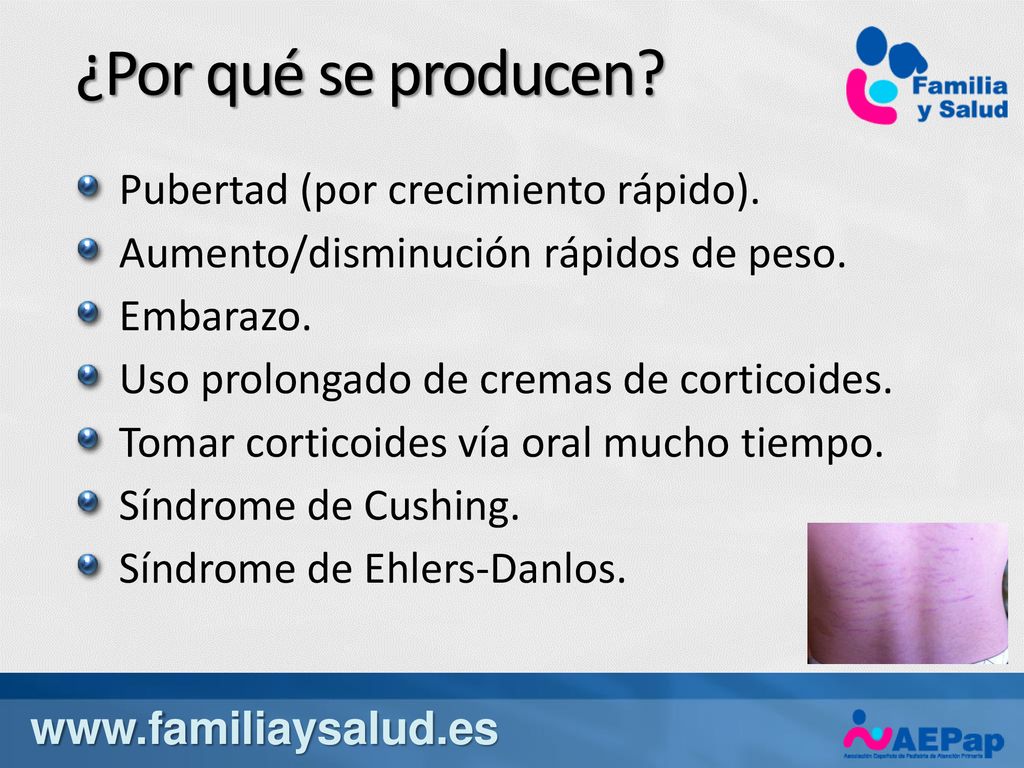 ¿Por qué se producen Pubertad (por crecimiento rápido).