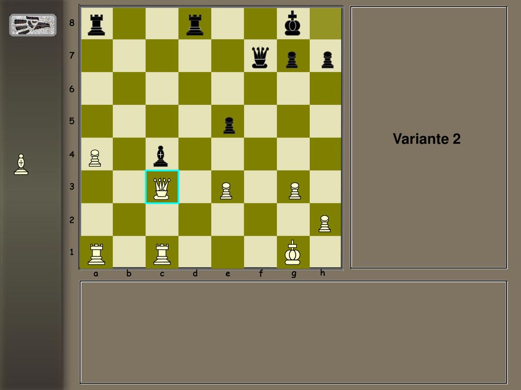 a b c d e f g h Variante 2