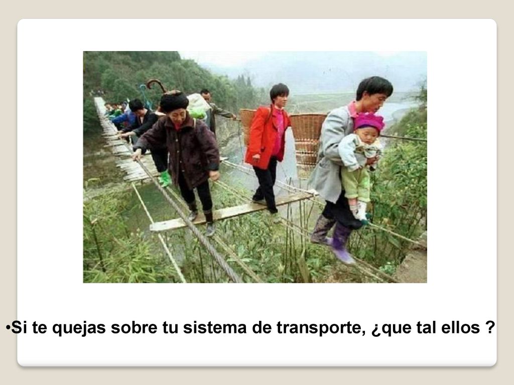 Si te quejas sobre tu sistema de transporte, ¿que tal ellos