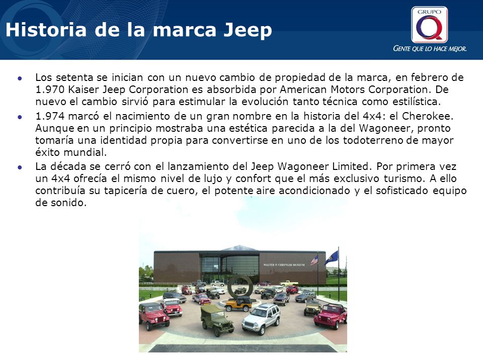 Historia de la marca Jeep