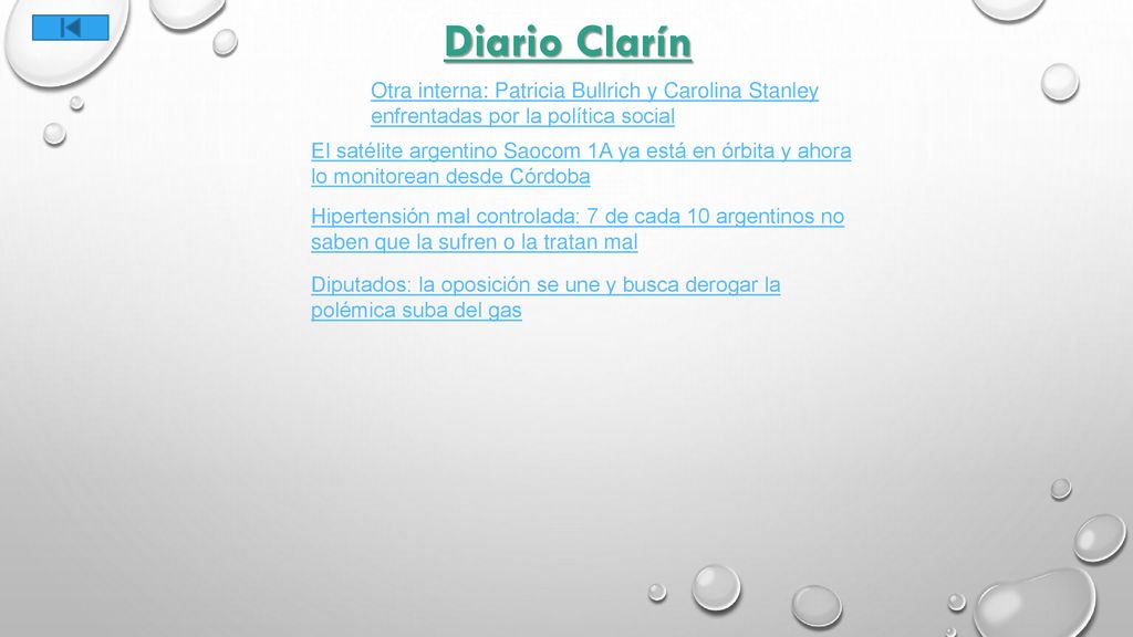 Diario Clarín Otra interna: Patricia Bullrich y Carolina Stanley enfrentadas por la política social.