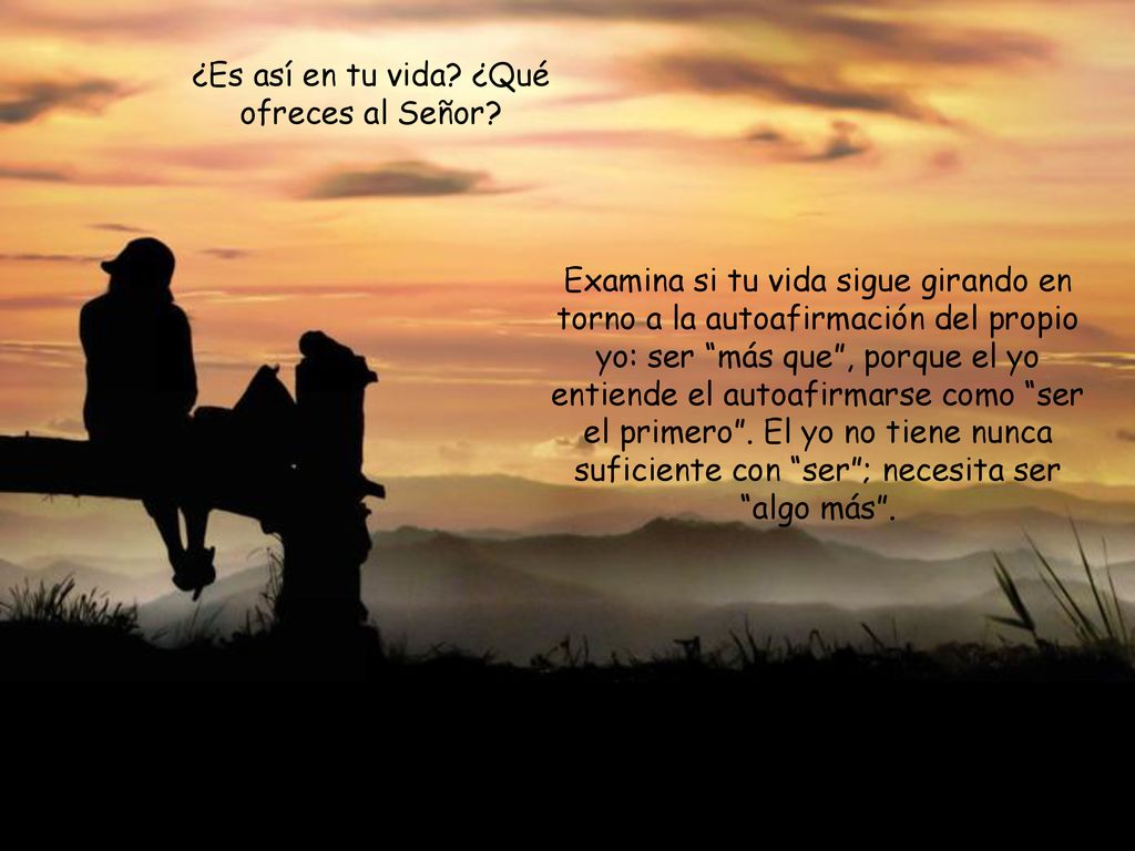 ¿Es así en tu vida ¿Qué ofreces al Señor