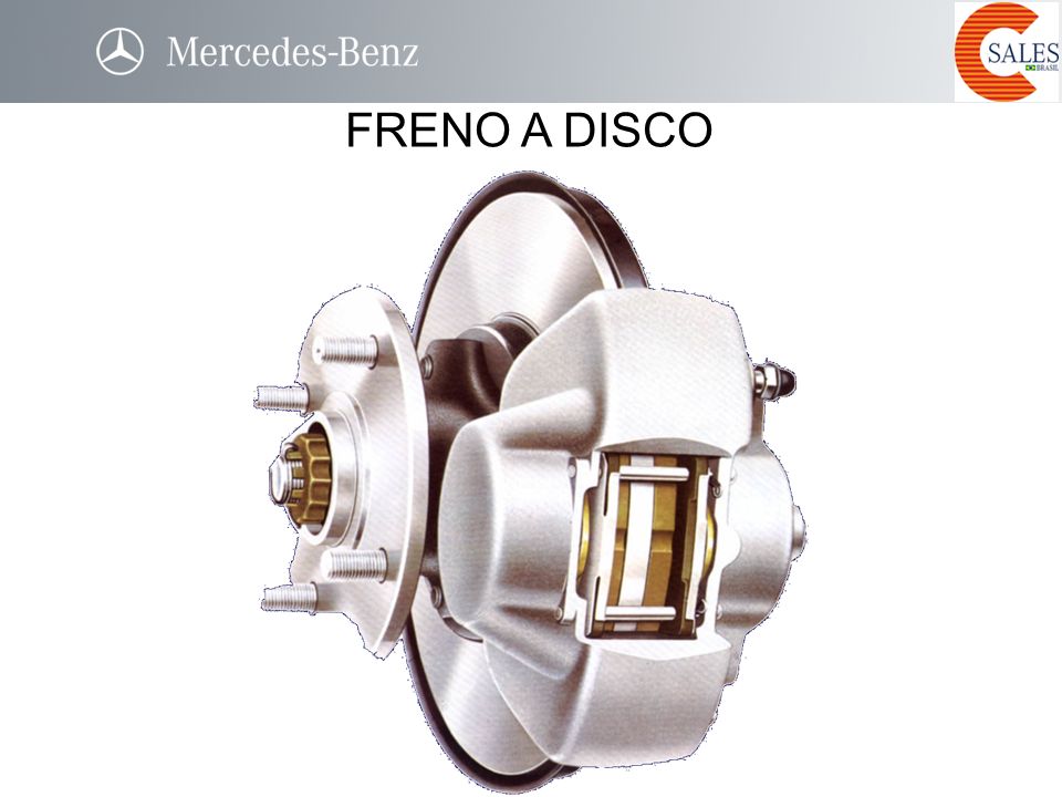 FRENO A DISCO utilizado atualmente nas rodas dianteiras (também nas traseiras) Parte fixa. solidária à estrutura do veículo por uma pinça,